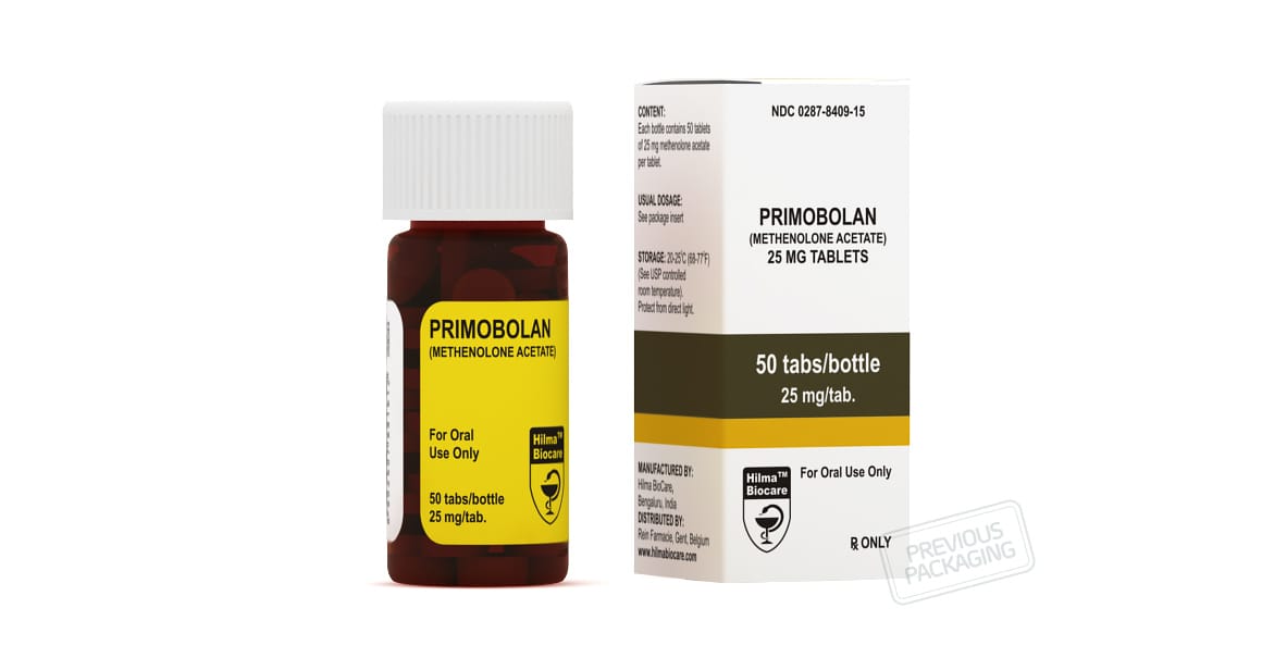 Hilma Biocare – Primobolan Oral (Methenolone Acetate) (25mg/50 tabs – pack) - Image 3