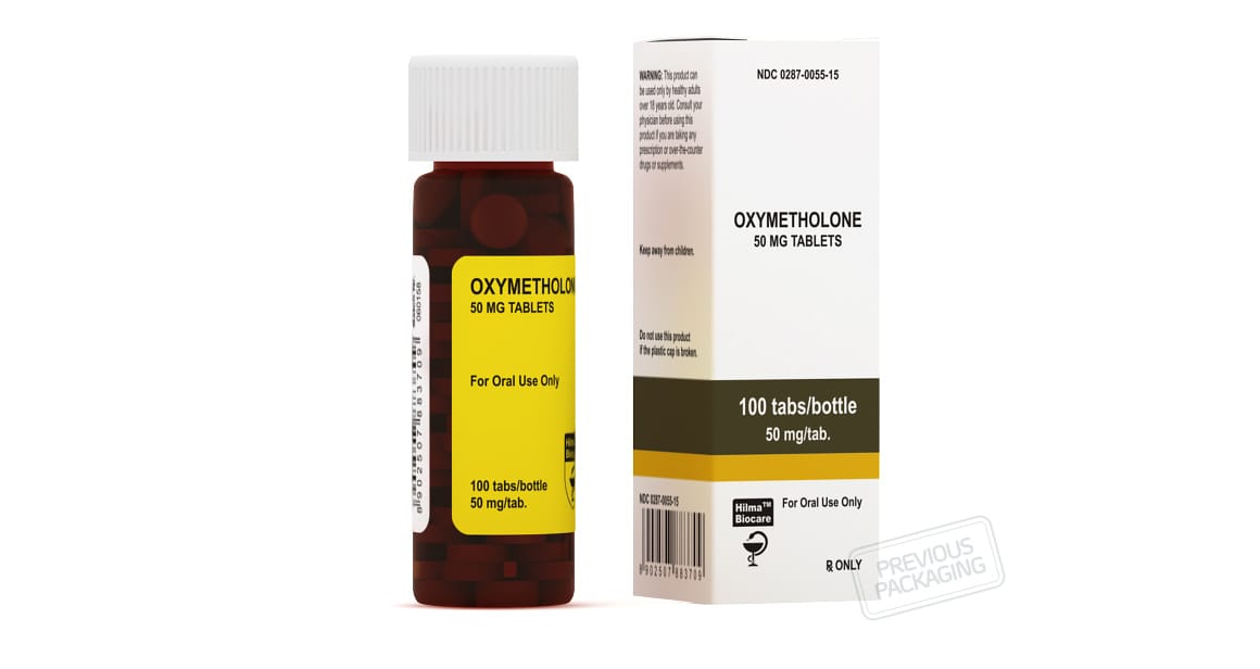 Hilma Biocare – Oxymetholone (Anadrol) (50 mg/100 tabs – pack) - Image 3