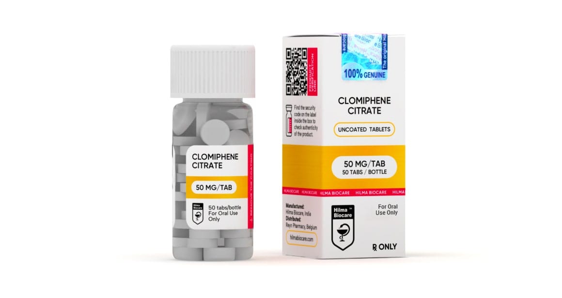 Hilma Biocare – Clomiphene citrate (Clomid) (50 mg/50 tabs – pack)