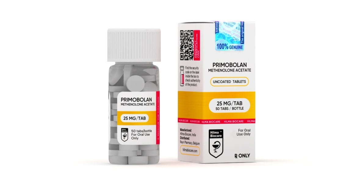 Hilma Biocare – Primobolan Oral (Methenolone Acetate) (25mg/50 tabs – pack)