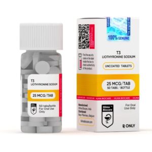 Hilma Biocare – T3 Liothyronine Sodium (25 mcg/50 tabs – pack)