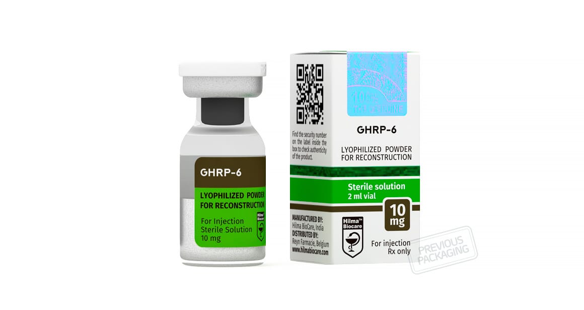 Hilma Biocare – GHRP-6 (10 mg/vial) - Image 2